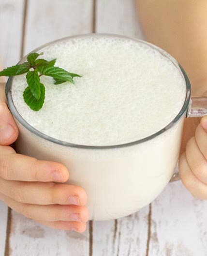 Peppermint White Hot Chocolate