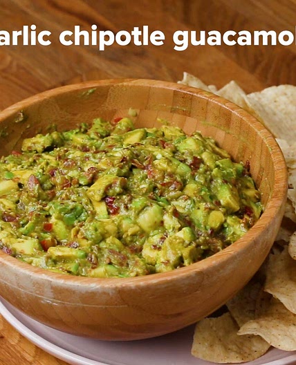 Garlic Chipotle Guacamole Recipe by Tasty