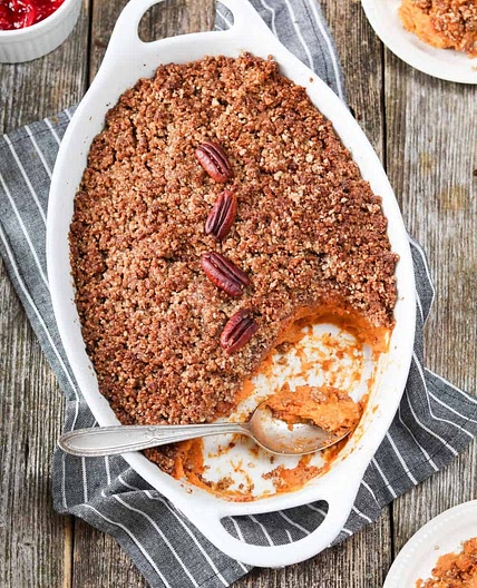 Vegan Sweet Potato Casserole