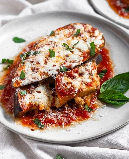 Healthy Instant Pot Eggplant Parmesan