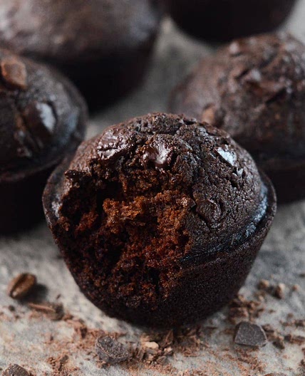 Decadent Double Chocolate Espresso Muffins