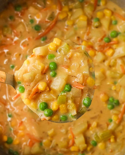 Vegan Pot Pie Soup