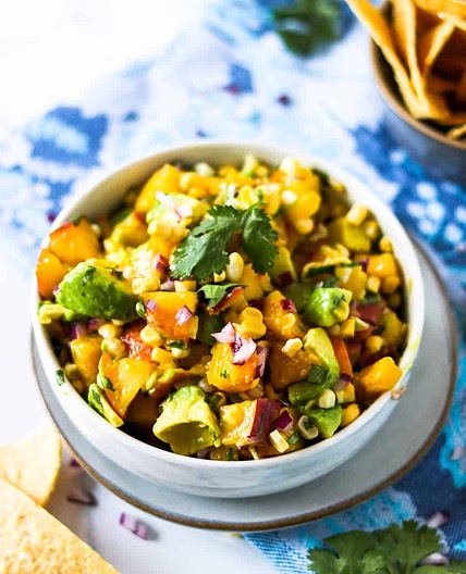 Peach Avocado Salsa