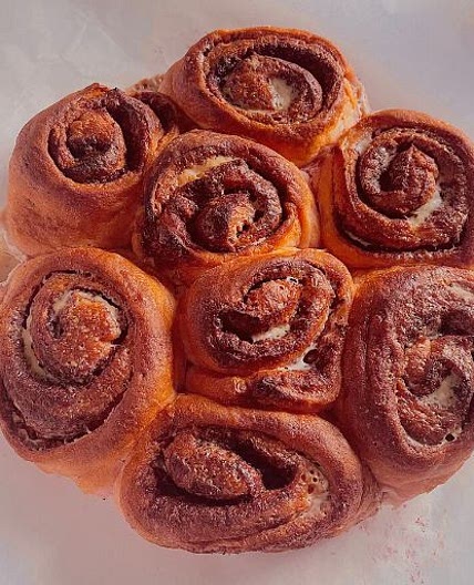 Pink Strawberry Cinnamon Rolls