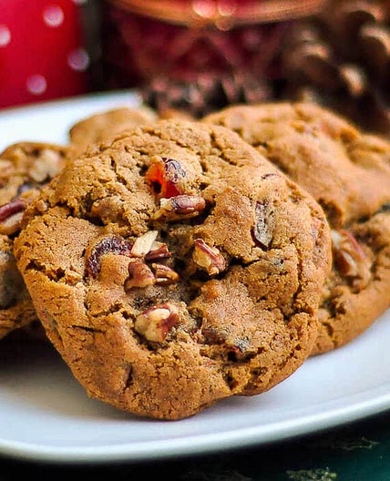 Dark Fruitcake Cookies