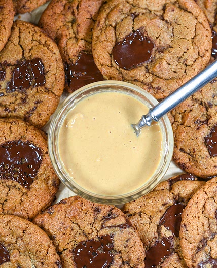 Tahini Chocolate Chunk Cookies
