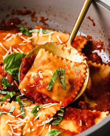 Homemade Cheese Ravioli Recipe