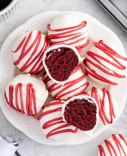 Red Velvet Cheesecake Bites