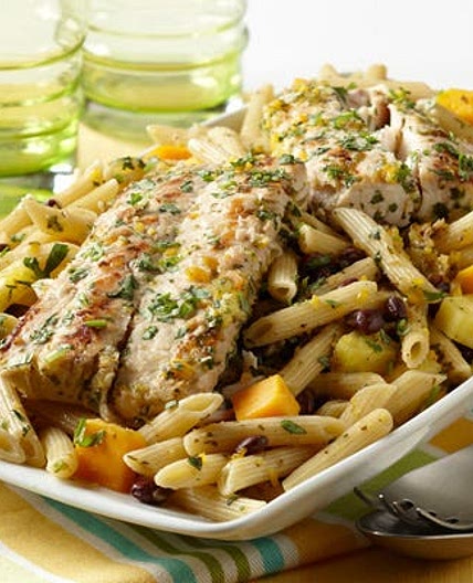 Bahama Penne and Seared Mahi-Mahi