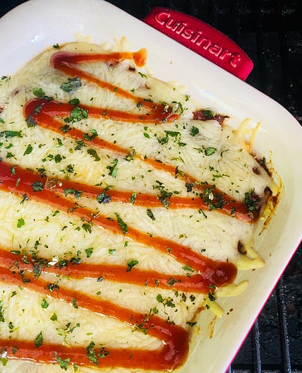 Smoked BBQ Chicken Dip