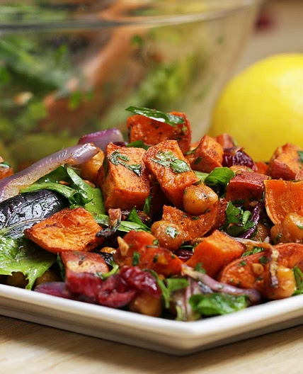 Sweet Potato And Chickpea Salad Recipe by Tasty