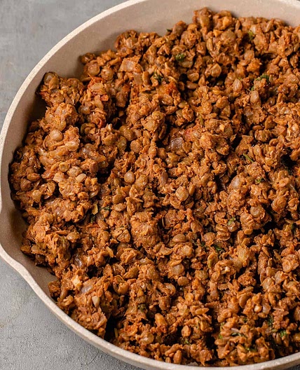 Lentil & Walnut Taco Meat