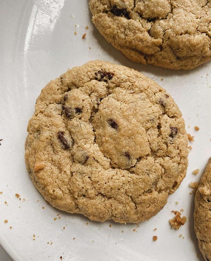 Oat Flour Chocolate Chip Cookies