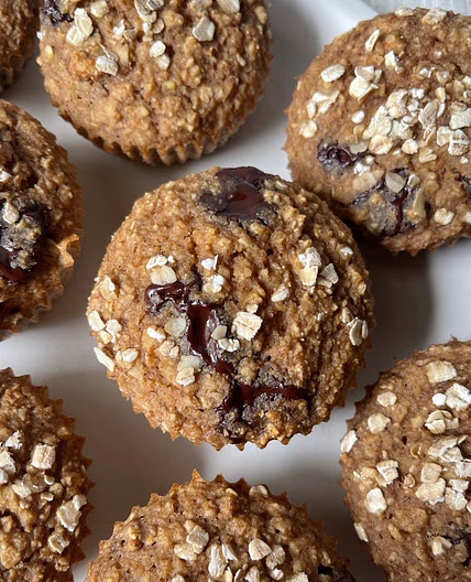 Mom's Hearty and Healthy Oatmeal Muffins