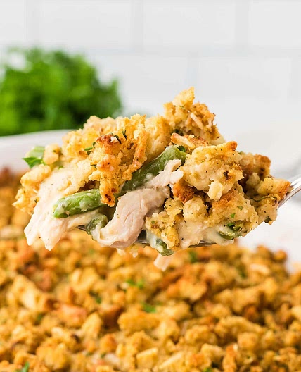 Chicken and Stuffing Casserole