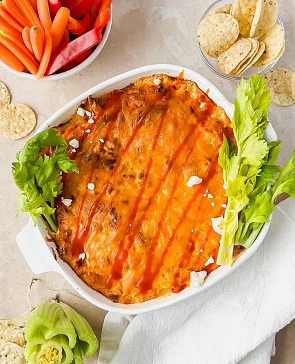 Healthy Buffalo Chicken Dip