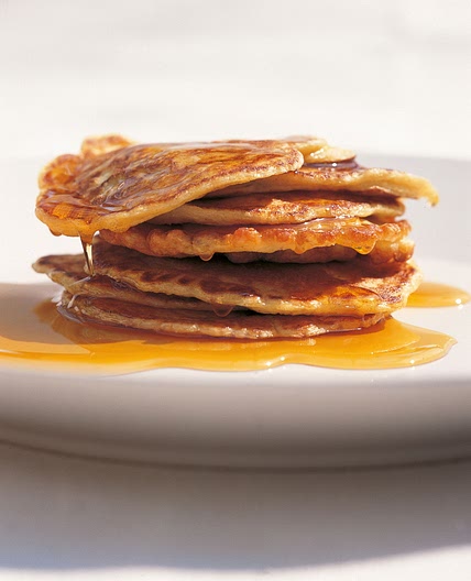 Canadian Buttermilk Pancakes with Maple Syrup