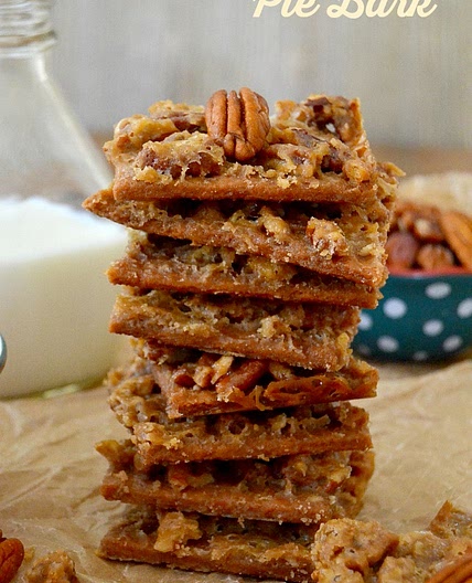 Pecan Praline Pie Bark