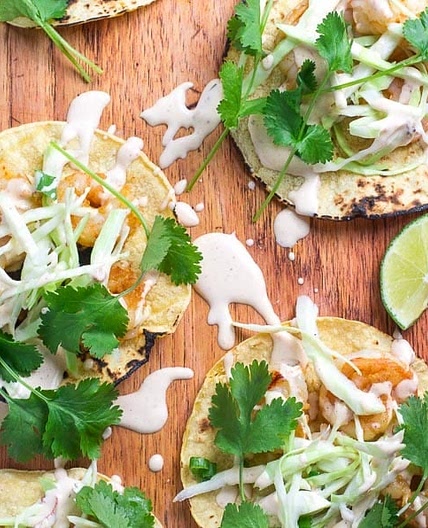 Low FODMAP Shrimp Tacos