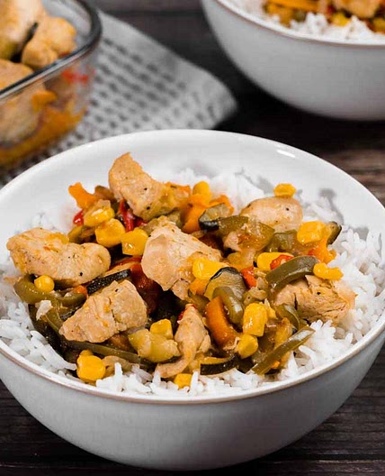 Juicy Chicken with Veggies