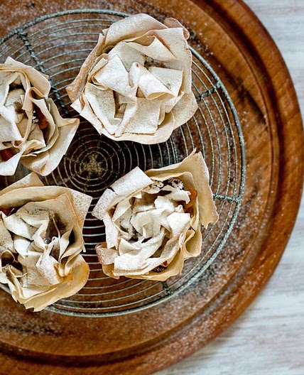 Filo pastry mince pies