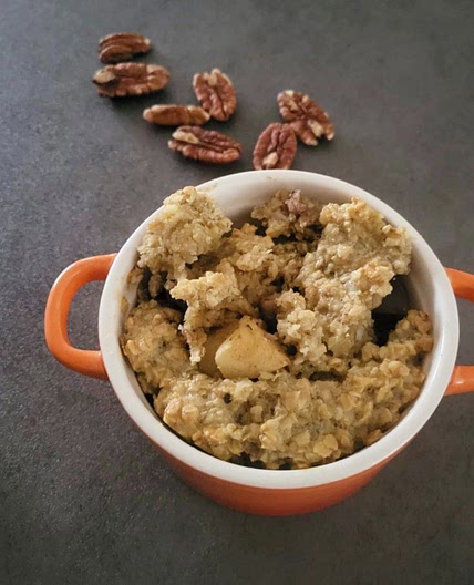 Healthy Mini Apple Crumble