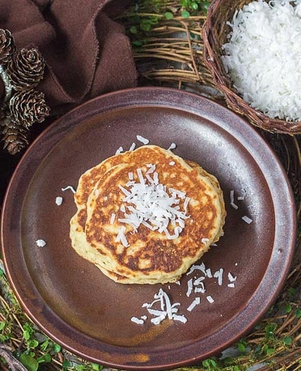 Low FODMAP Browned-Butter Coconut Pancakes