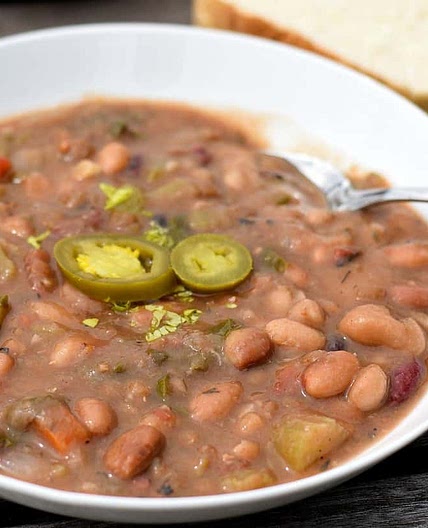 Vegan 15 Bean Soup (Instant Pot)