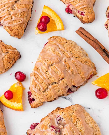 Perfect Cranberry Orange Scones