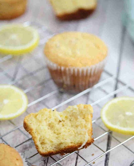 Easy, Healthy, Lemon Muffins