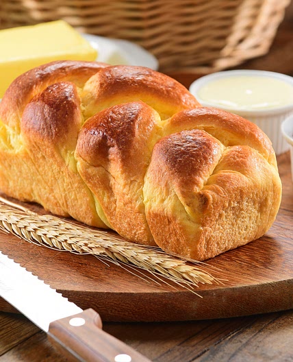 Brioche Bread with 100% Freshly Milled Wheat