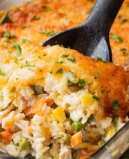Creamy Chicken and Rice Casserole