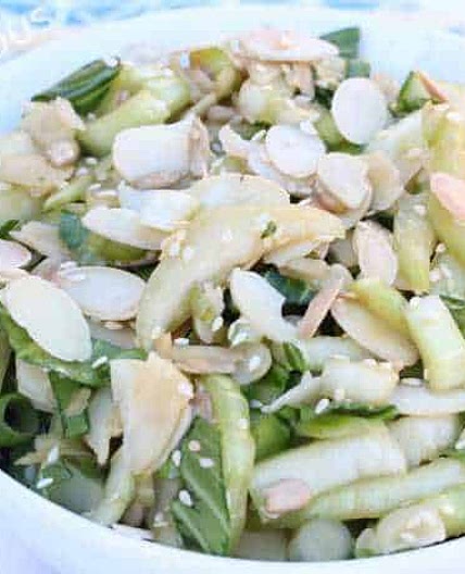 Crunchy Baby Bok Choy Salad