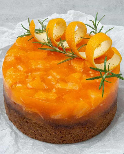 Boozy Orange Aperol Spritz cake