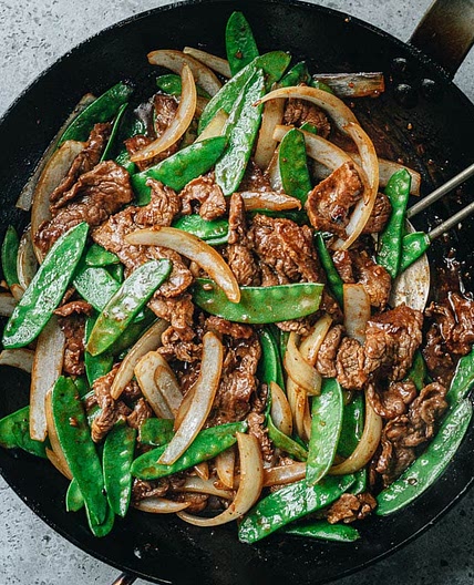 Beef with Snow Peas