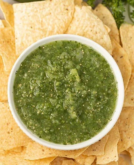 Salsa Verde de Tomatillo