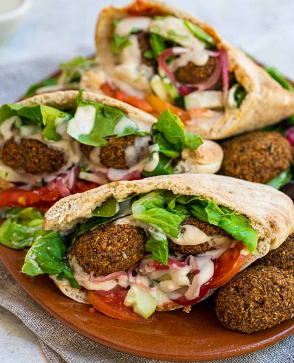 Falafel Pita Sandwich