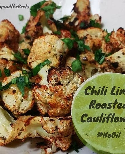 Chili Lime Roasted Cauliflower