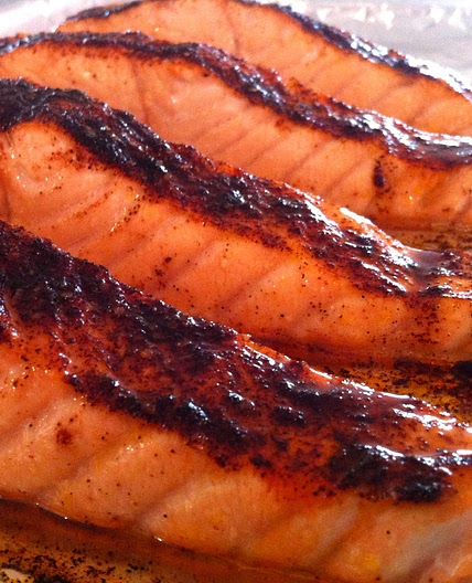 Chili-Maple Glazed Salmon