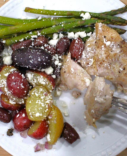 Green Lemon Chicken and Potatoes