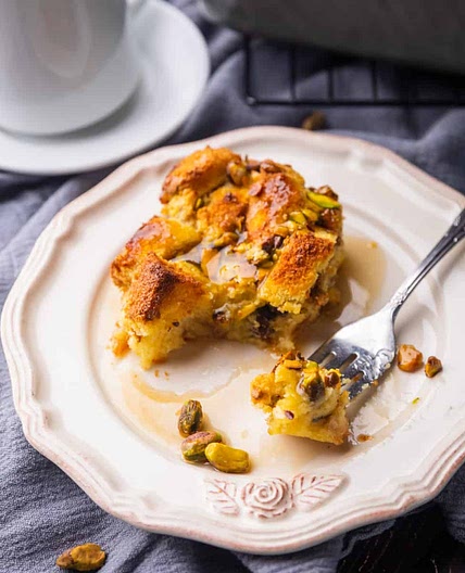 White Chocolate Bread Pudding