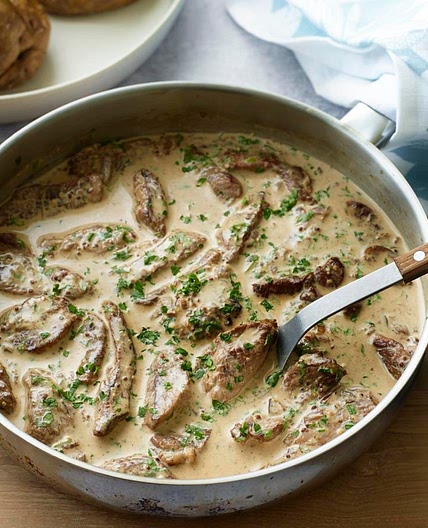 Simplest-ever pork stroganoff