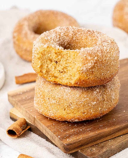 Baked Cinnamon Sugar Donuts