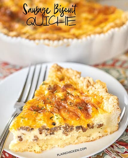 Sausage Biscuit Quiche