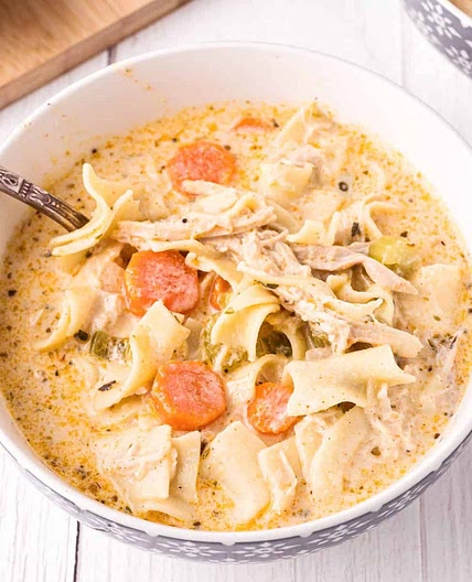 Creamy Chicken Noodle Soup
