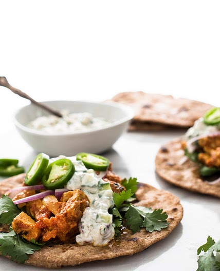 Chicken Tikka Tacos