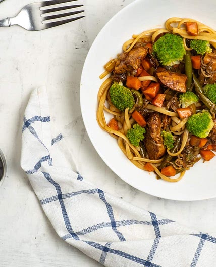 Healthy Chicken Lo Mein