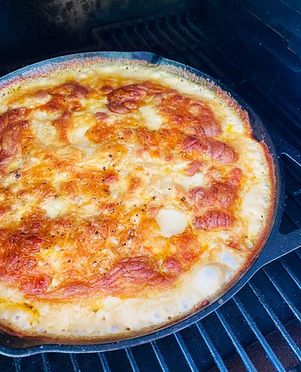 Traeger Cheesesteak Scalloped Potatoes