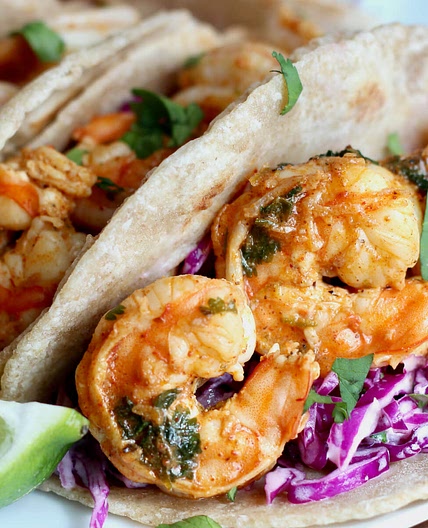 Tequila Lime Shrimp Tacos