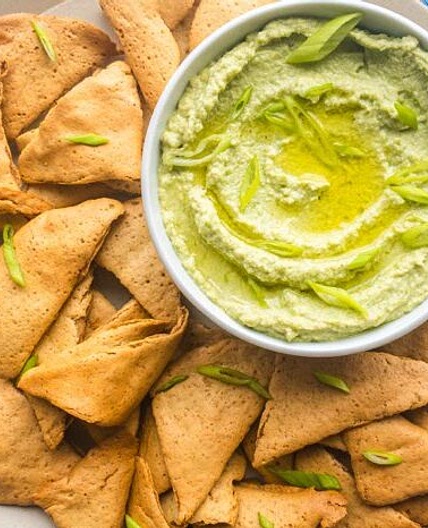 Rosemary Lemon Baked Lentil Chips {high protein recipe}